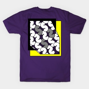 Colorful illustration with zigzag shapes T-Shirt